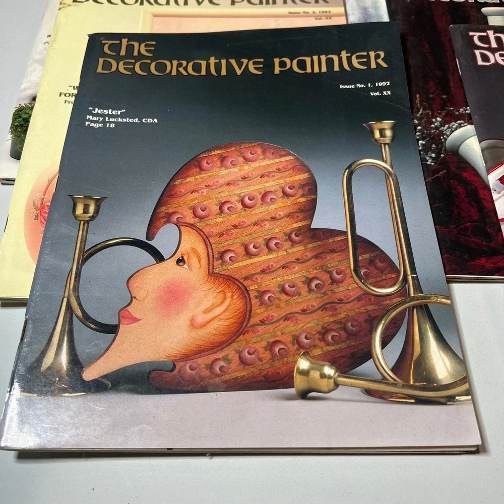 The‎ Decorative Painter Magazine entire year Lot of 6 1992 Issues Craft Art DIY